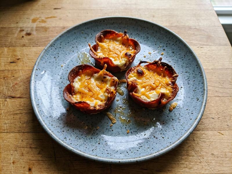 Pepperoni-Cream Cheese Grenades