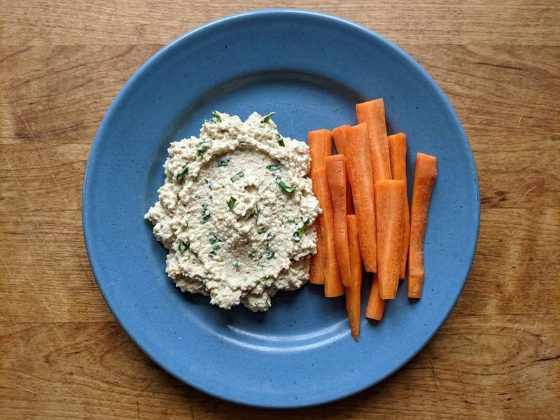 Tofu "Ricotta" and Carrots