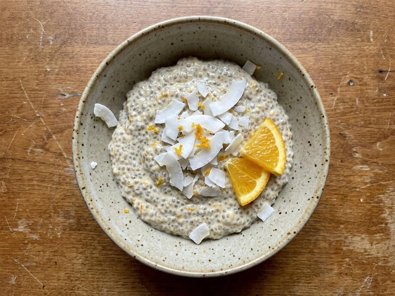 Orange Creamcicle Chia Pudding