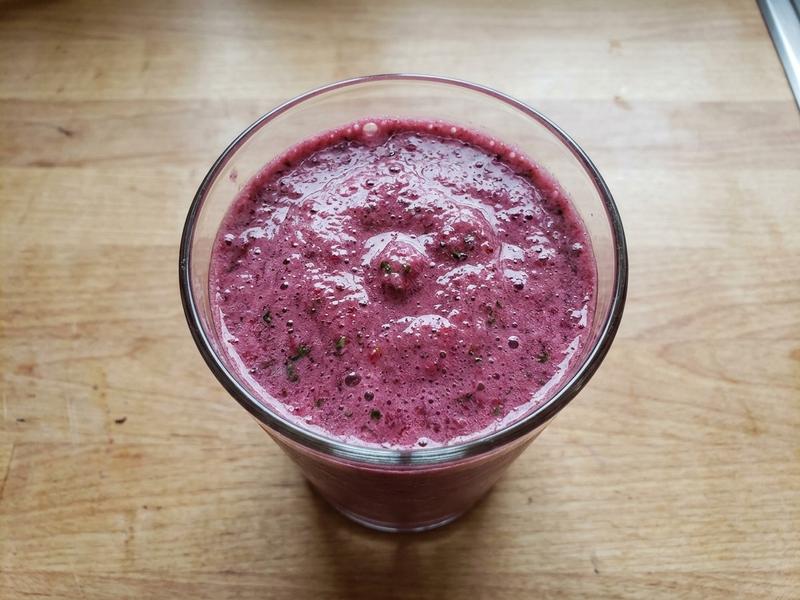 Raspberry Frosty Blended Salad