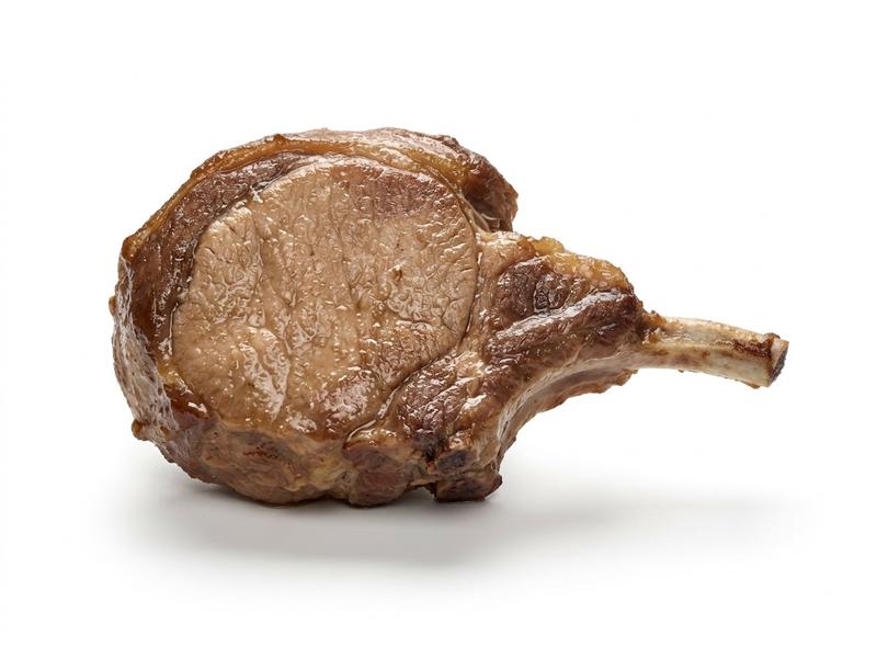 Pork loin center rib chop