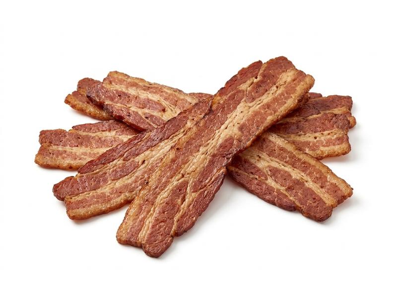 Meatless bacon