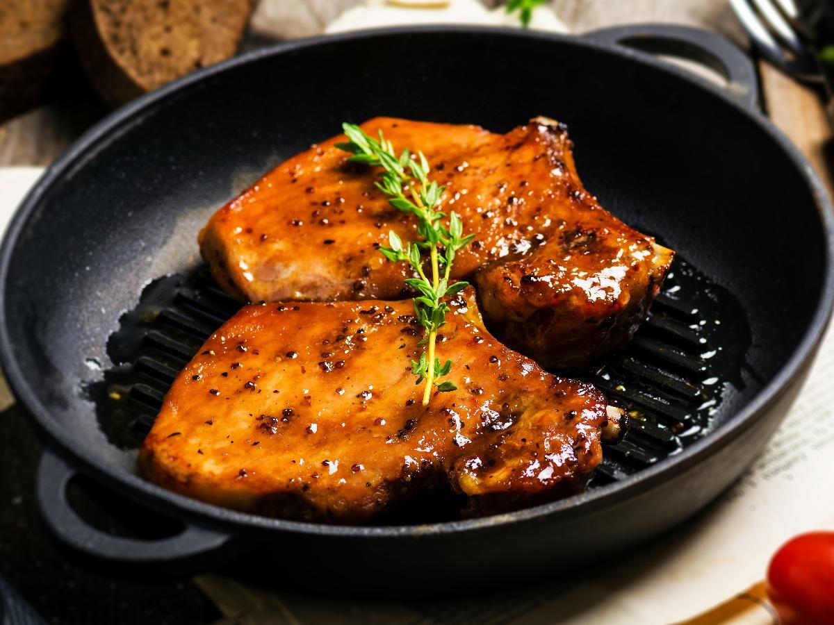 Plum Mustard Pork Chops Recipe and Nutrition Eat This Much