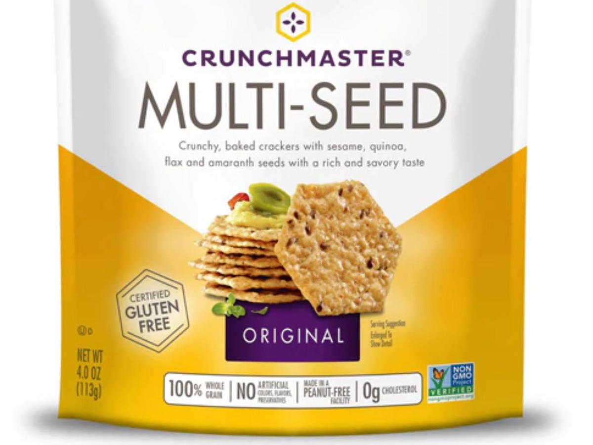 Crunchmaster Gluten Free Multi Seed Crackers Nutrition Facts Eat This