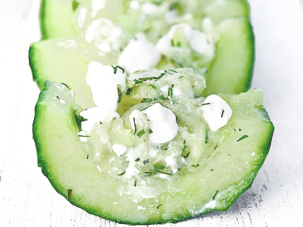 Feta Cucumber Boats Recipe and Nutrition Eat This Much