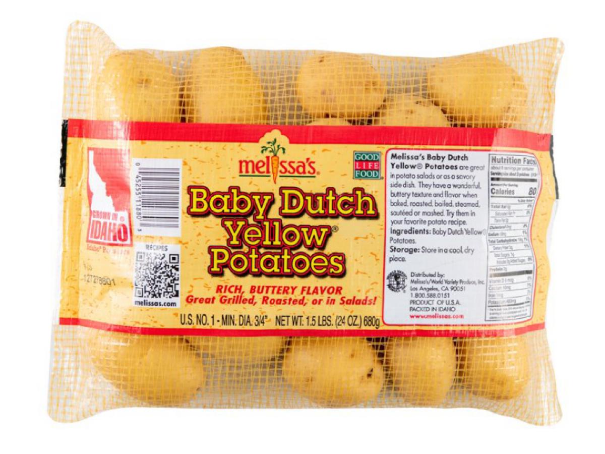 Organic Baby Dutch Yellow Potatoes Nutrition Facts Eat This Much