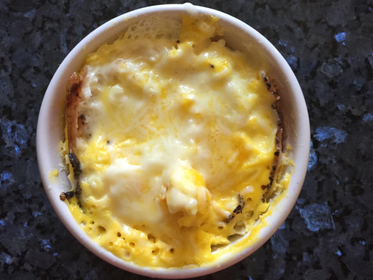 Microwave Ham Egg Cup Recipe and Nutrition Eat This Much