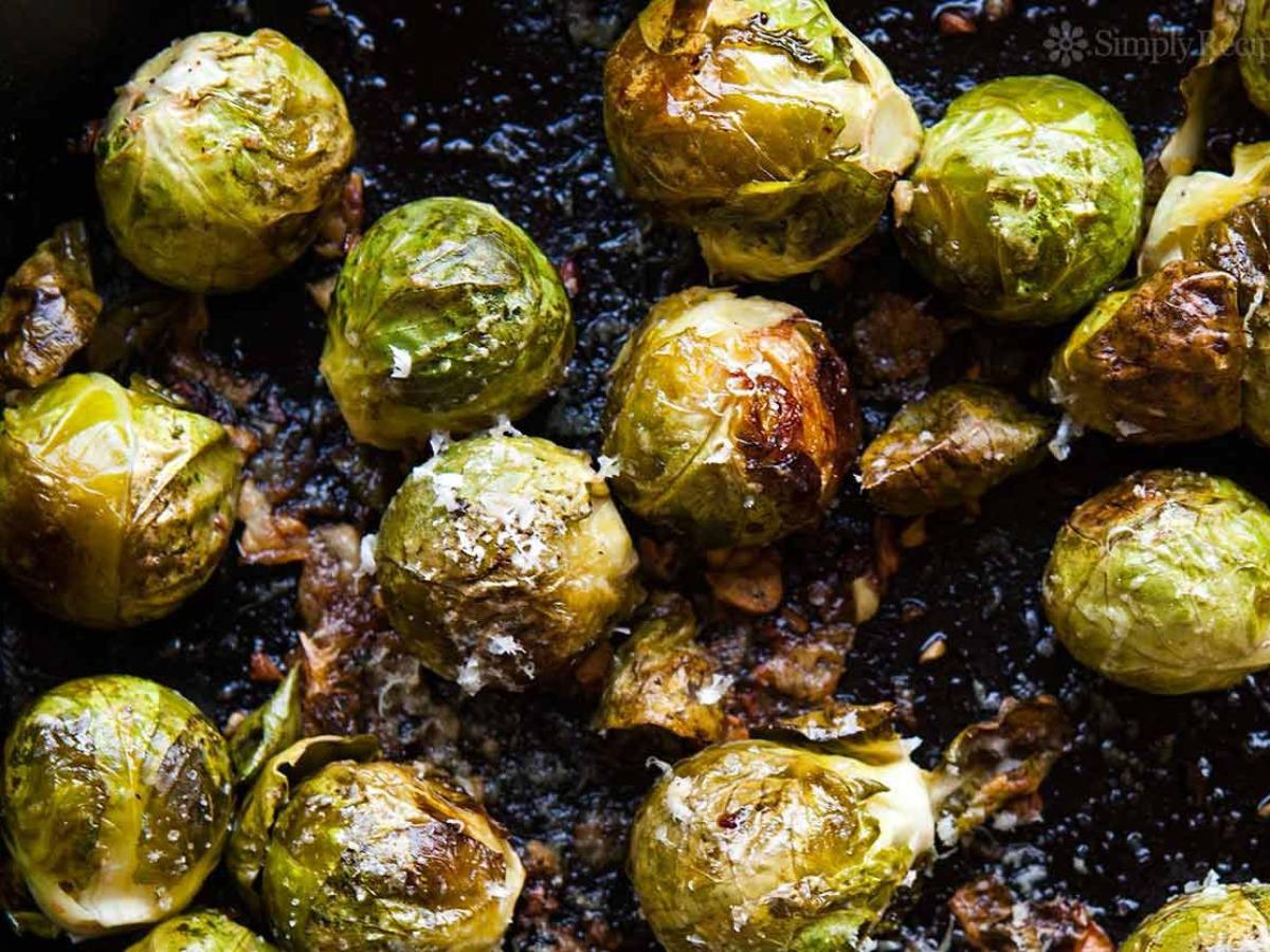 Roasted Brussels Sprouts with Lemon Juice Recipe and Nutrition Eat