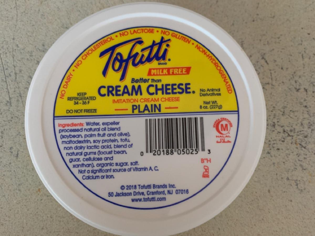 Better Than Cream Cheese Imitation Cream Cheese, Plain Nutrition Facts