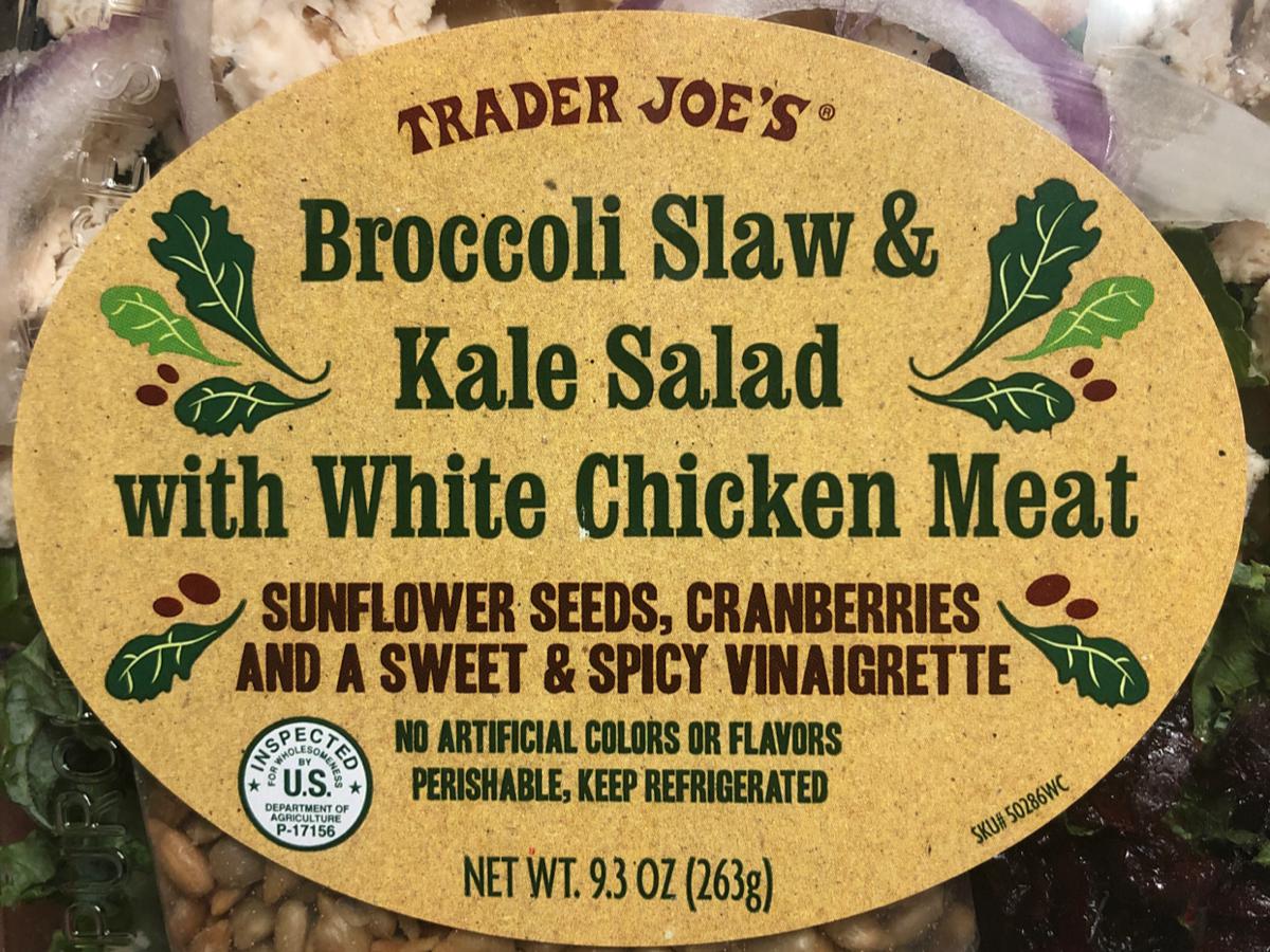 Broccoli Slaw & Kale Salad with White Chicken Meat Nutrition Facts