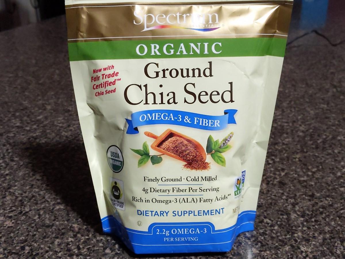 Organic Ground Chia Seed Omega 3 & Fiber Nutrition Facts Eat This Much