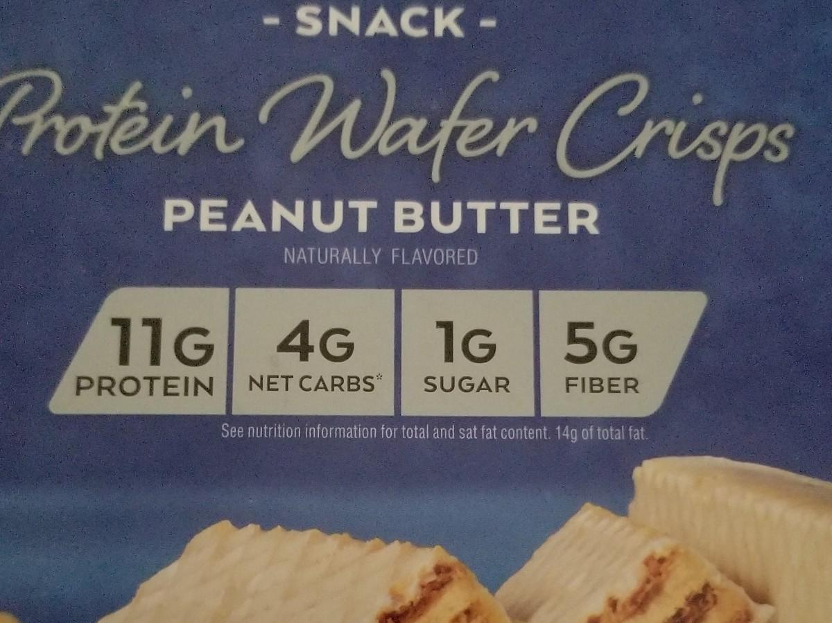 Protein Wafer Crisps, Peanut Butter Nutrition Facts Eat This Much