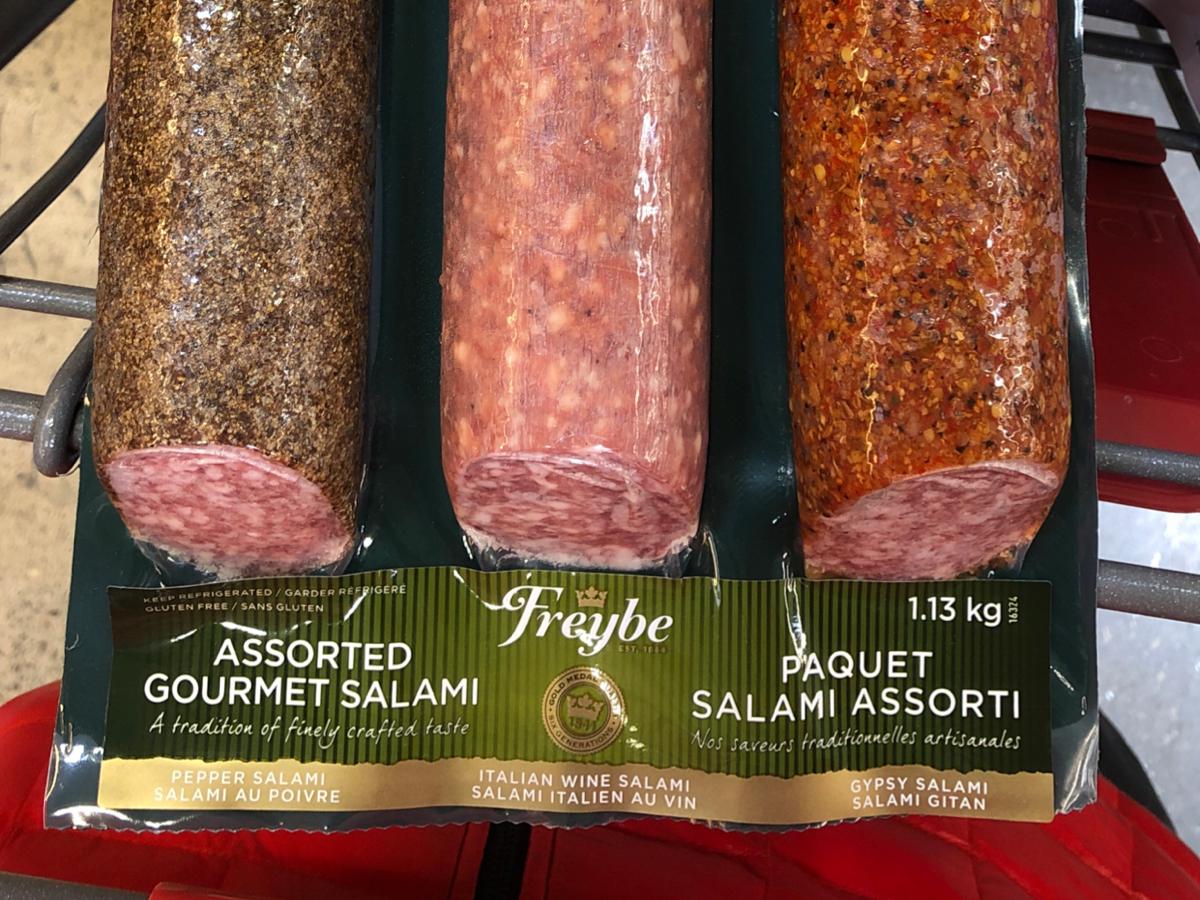 Assorted Gourmet Salami Nutrition Facts Eat This Much