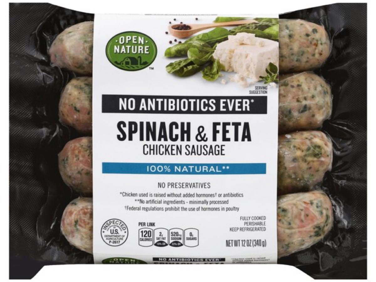 Spinach & Feta Chicken Sausage Nutrition Facts Eat This Much