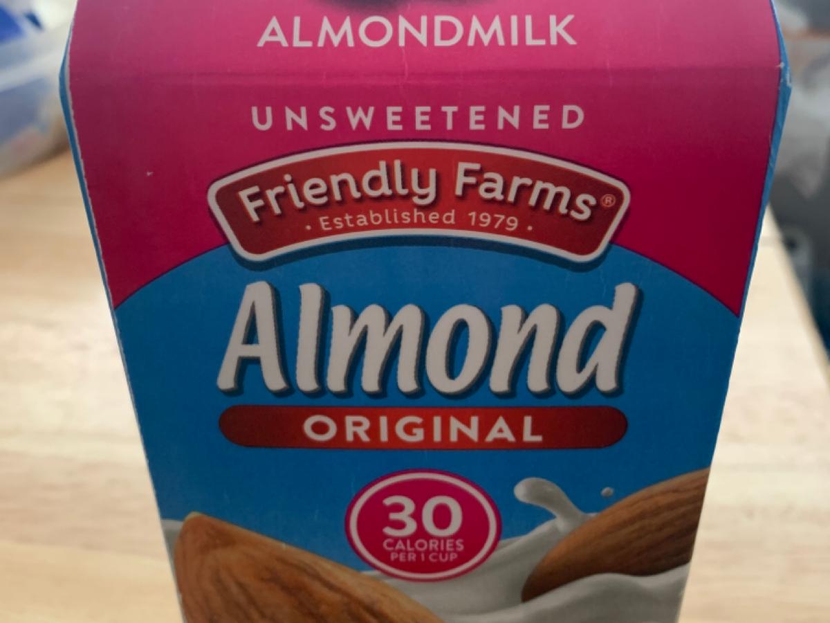Almond Milk, Original Nutrition Facts Eat This Much