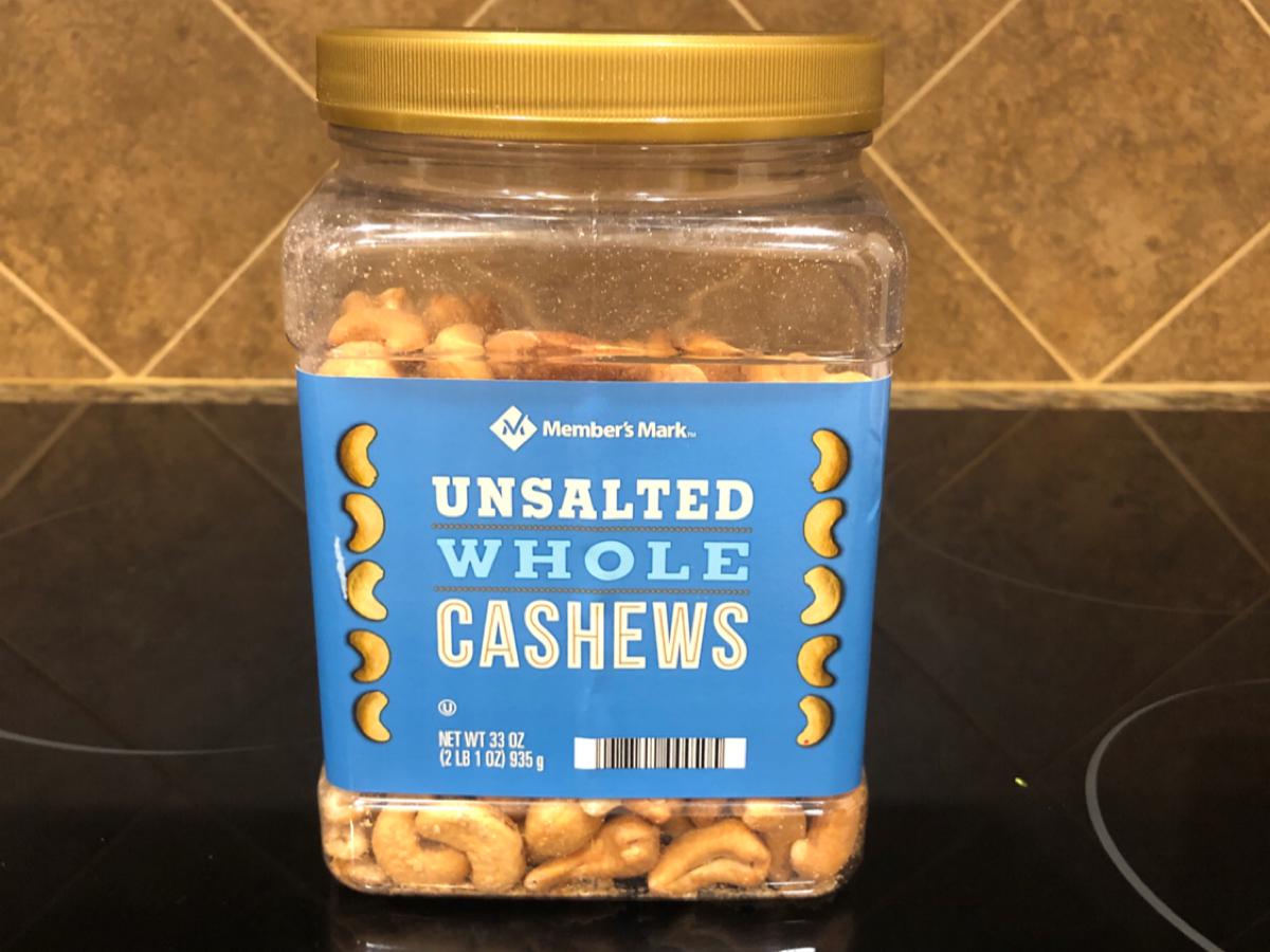 unsalted cashews nutrition