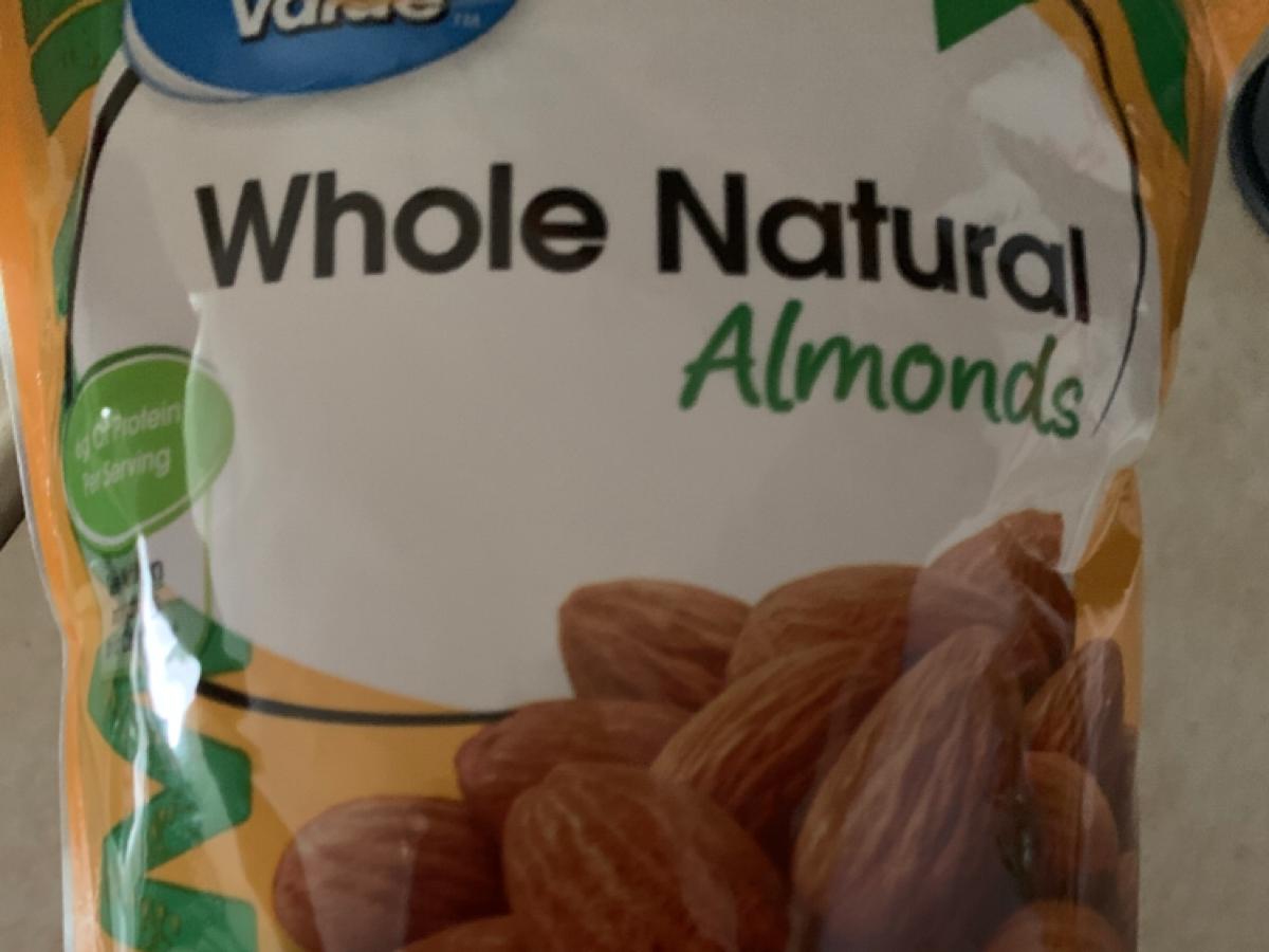 Almonds Whole Natural Nutrition Facts Eat This Much