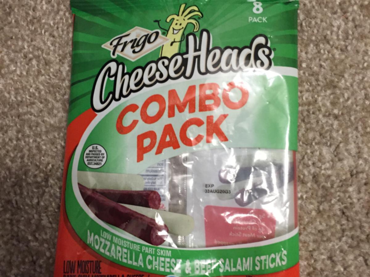 Cheese Heads Combo Pack, Mozzarella Cheese & Beef Salami Sticks Nutrition Facts Eat This Much