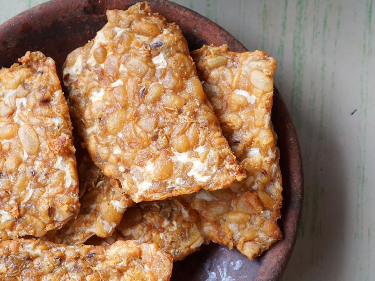 Tempeh Strips with Almond Sauce Recipe and Nutrition Eat This Much