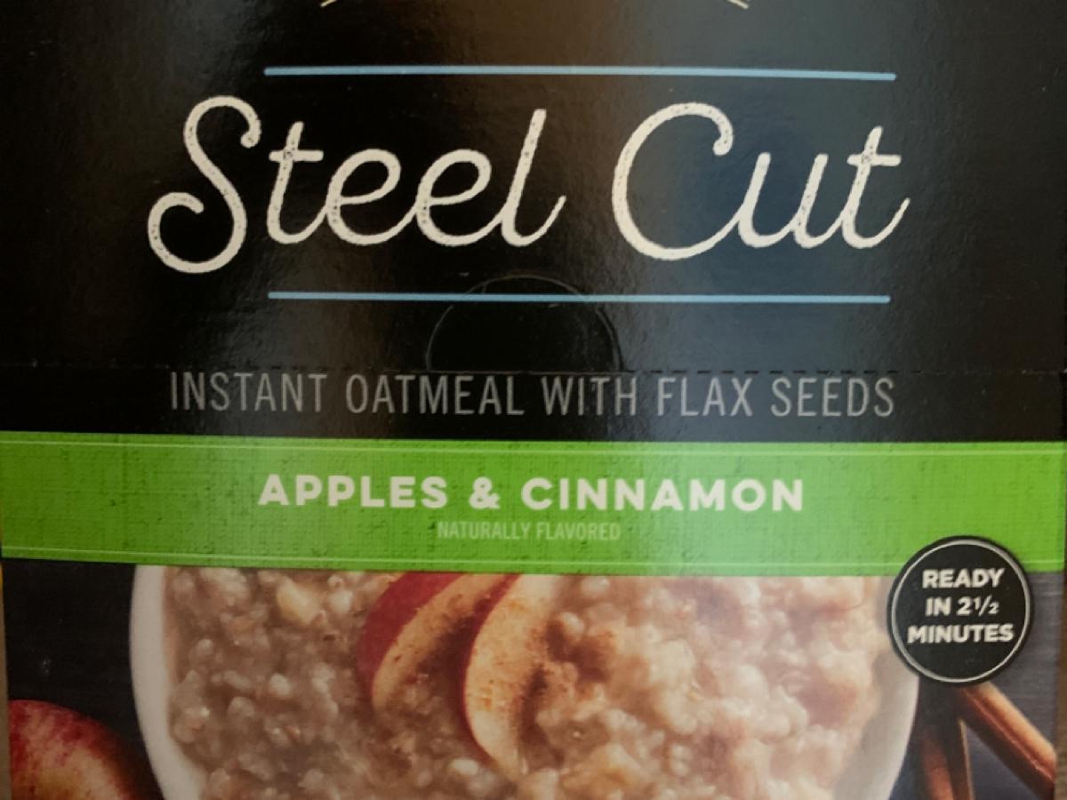 Oat Revolution Instant Apples & Cinnamon Oatmeal with Flax Nutrition