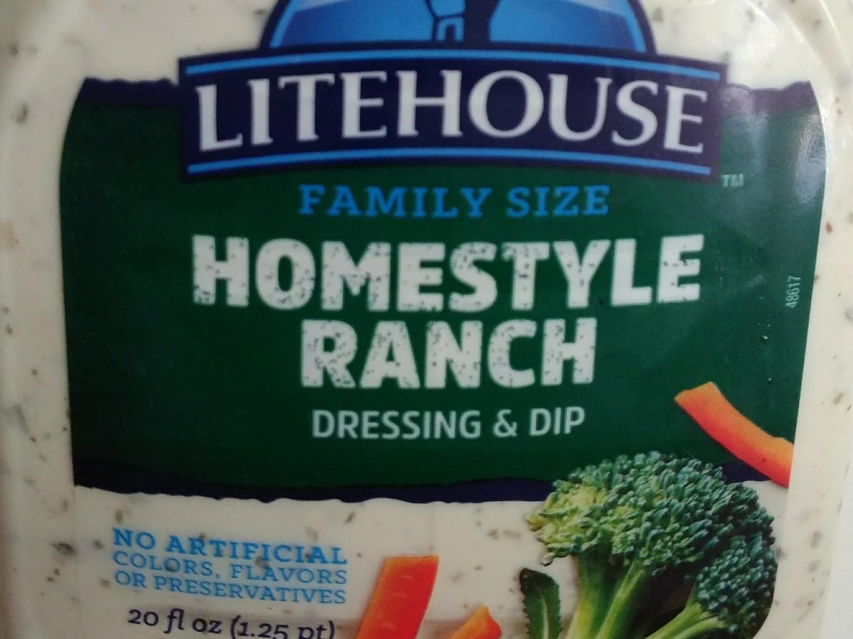 Litehouse Ranch Dressing Nutrition Facts Eat This Much