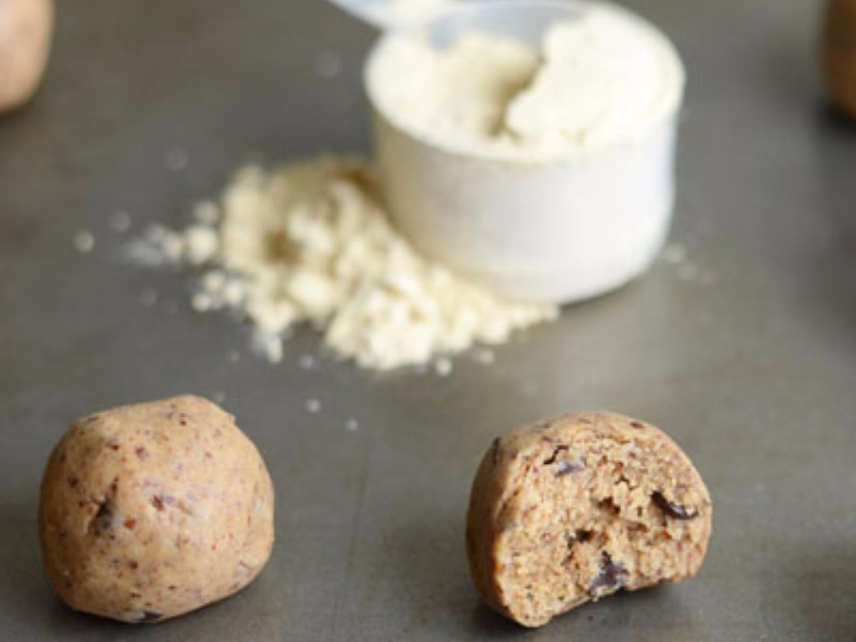 Chocolate Chip Cookie Dough Protein Balls Recipe And Nutrition
