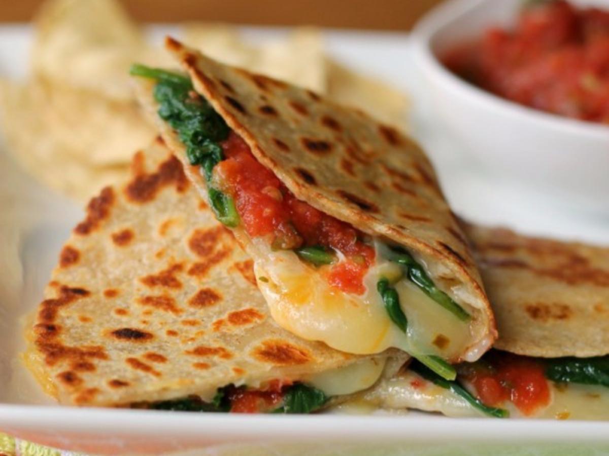 Spicy Spinach Quesadillas Recipe and Nutrition Eat This Much