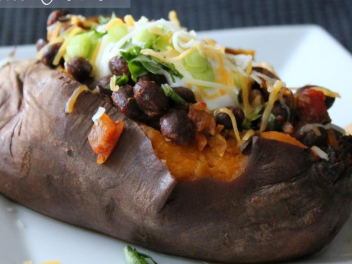 Sweet Potato with Black Beans Recipe and Nutrition Eat This Much