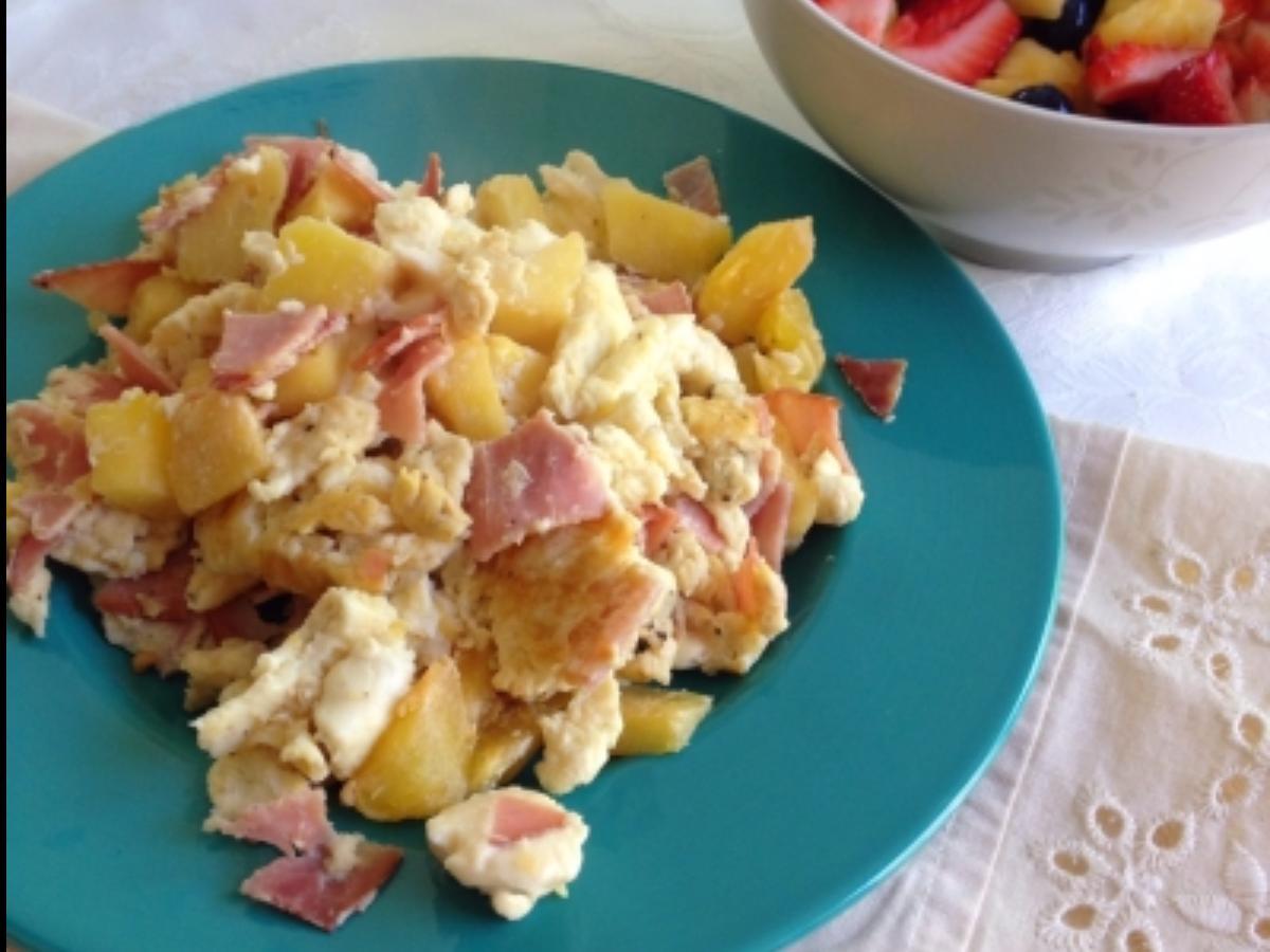 Hawaiian Pineapple Egg Scramble Recipe and Nutrition Eat This Much