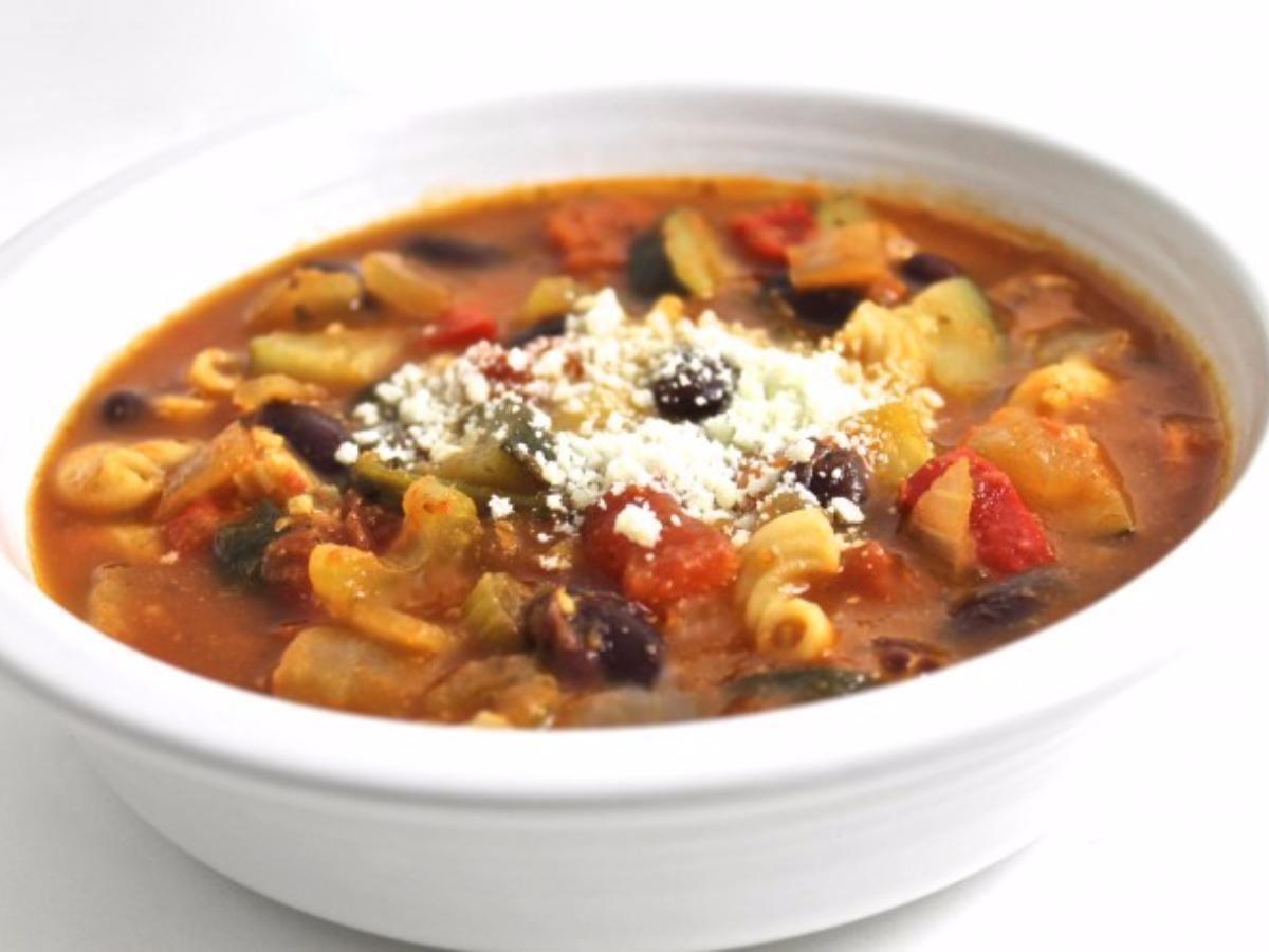 Slow Cooker Minestrone Soup Recipe and Nutrition - Eat This Much