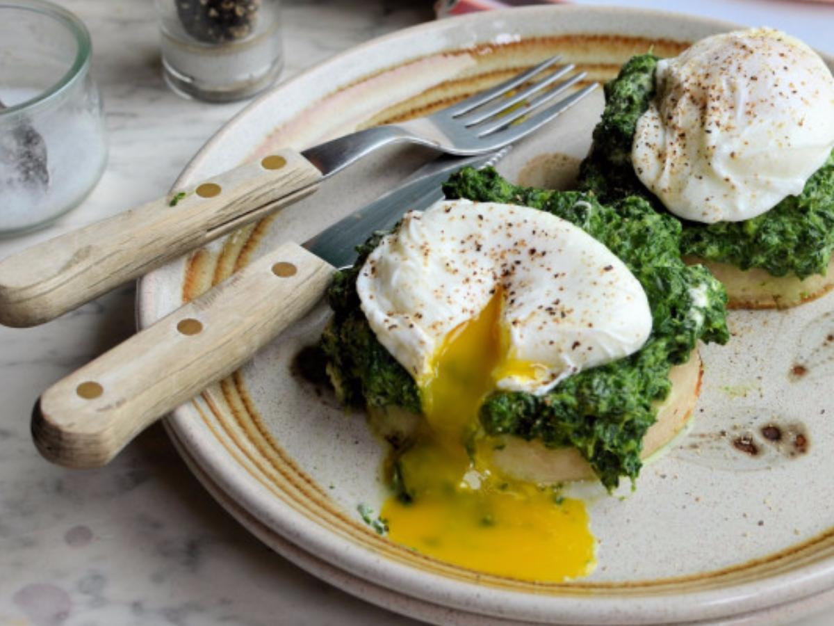 Spinach and Poached Egg Muffins Recipe and Nutrition Eat This Much