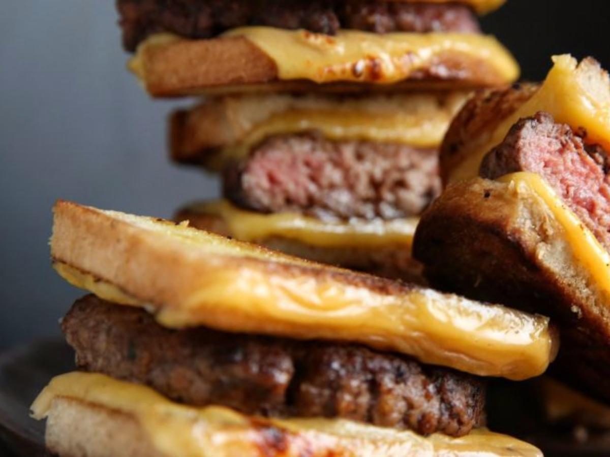 "Grilled Cheese" Burgers Recipe and Nutrition Eat This Much