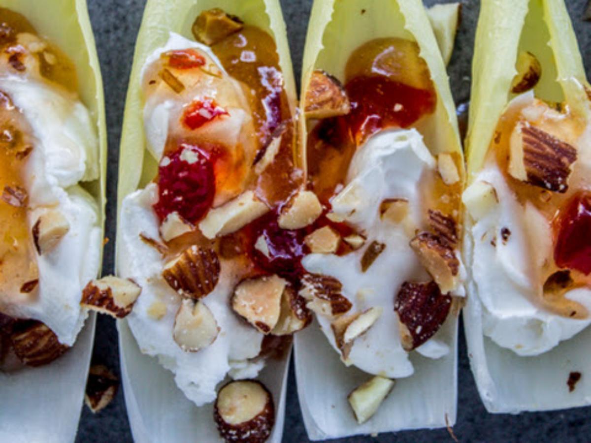 Smoked Almond Cottage Cheese Endive Bites Recipe and Nutrition Eat