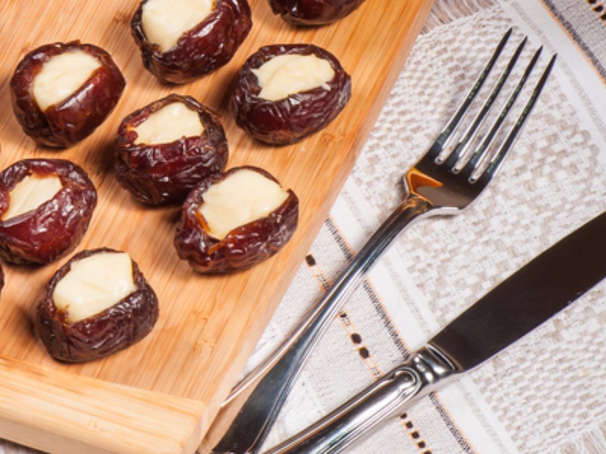 Cheesestuffed Prunes with Almonds Recipe and Nutrition Eat This Much