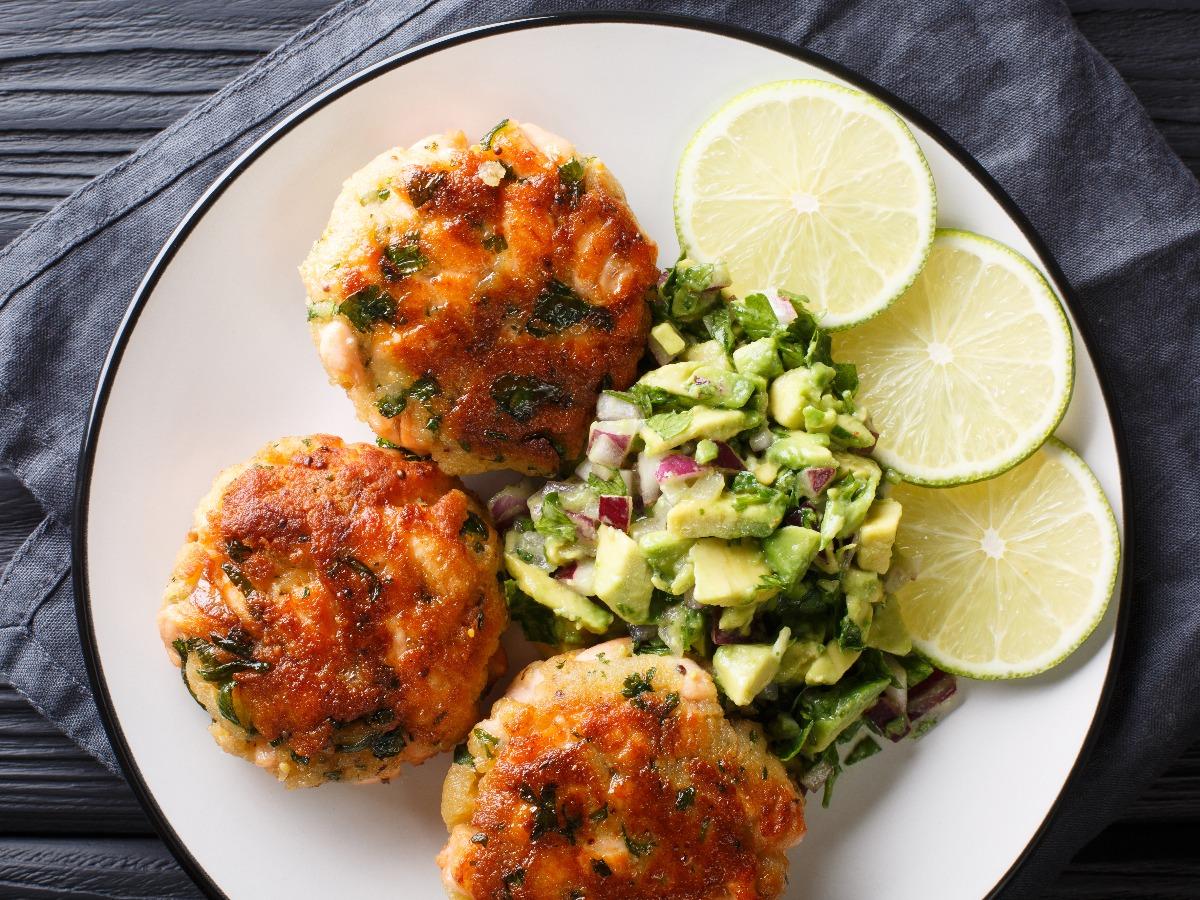 Grilled Salmon Patties with Avocado Recipe and Nutrition Eat This Much