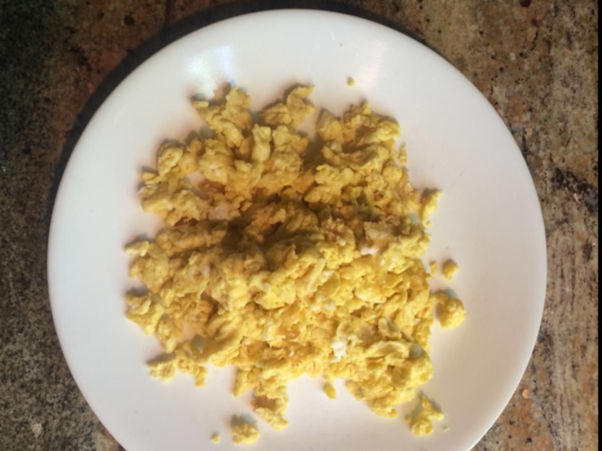 Curry Cheddar Scrambled Eggs Recipe and Nutrition Eat This Much