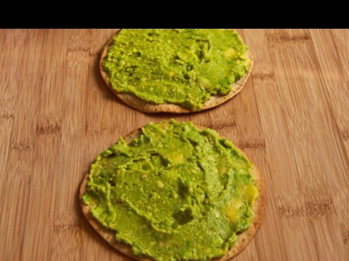Guacamole on Tostada Recipe and Nutrition Eat This Much