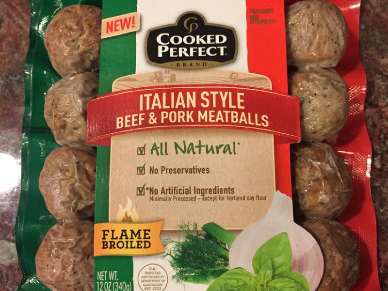 Cooked Perfect, Italian Style Meatballs Nutrition Facts Eat This Much