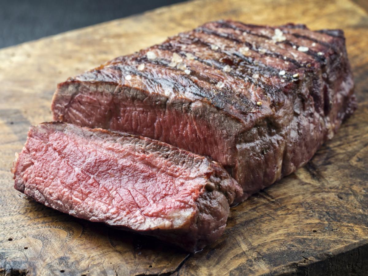 Grilled Marinated Sirloin Flap Steaks Recipe And Nutrition Eat This Much 