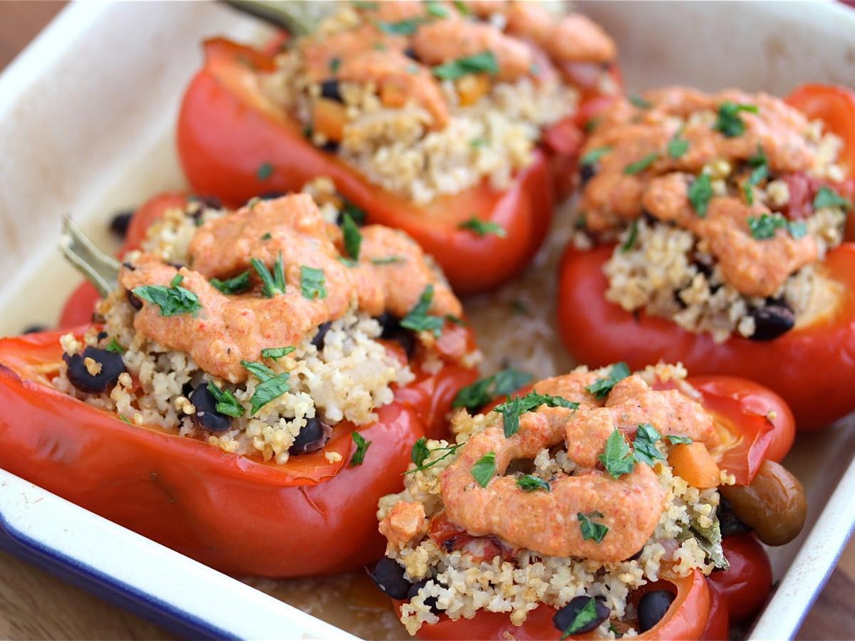 MilletStuffed Peppers Recipe and Nutrition Eat This Much