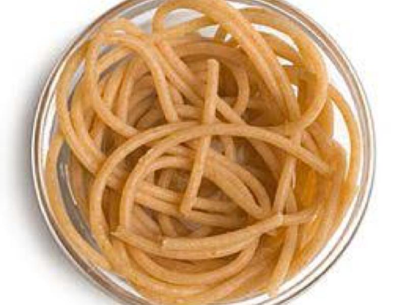 Pasta, whole grain, 51 whole wheat, remaining enriched semolina