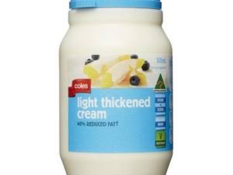 Light cream Nutrition Facts Eat This Much