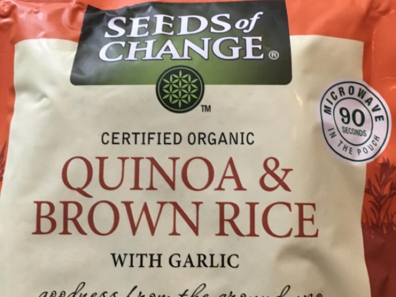 Seeds of Change Quinoa & Whole Grain Brown Rice with Garlic Nutrition