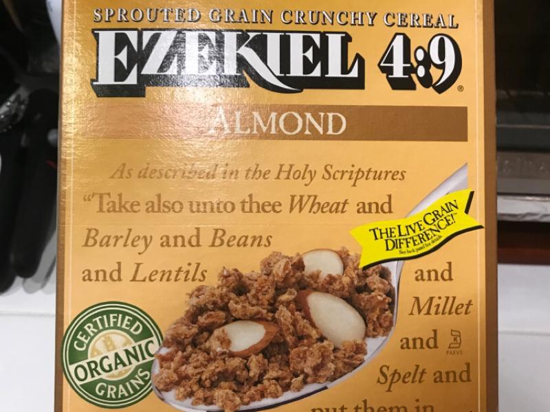 Ezekiel 49 Almond Sprouted Whole Grain Cereal Nutrition Facts Eat