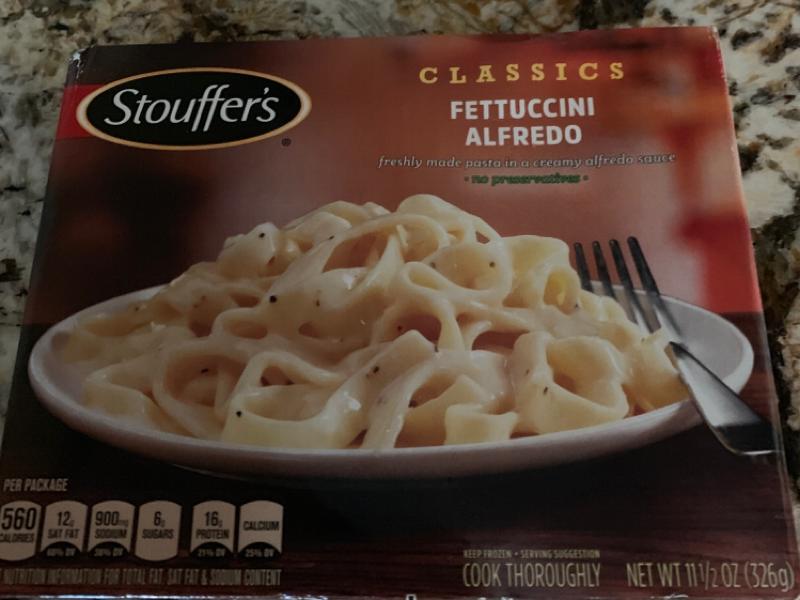 Classics Fettuccini Alfredo 11.5 oz. Box Nutrition Facts Eat This Much
