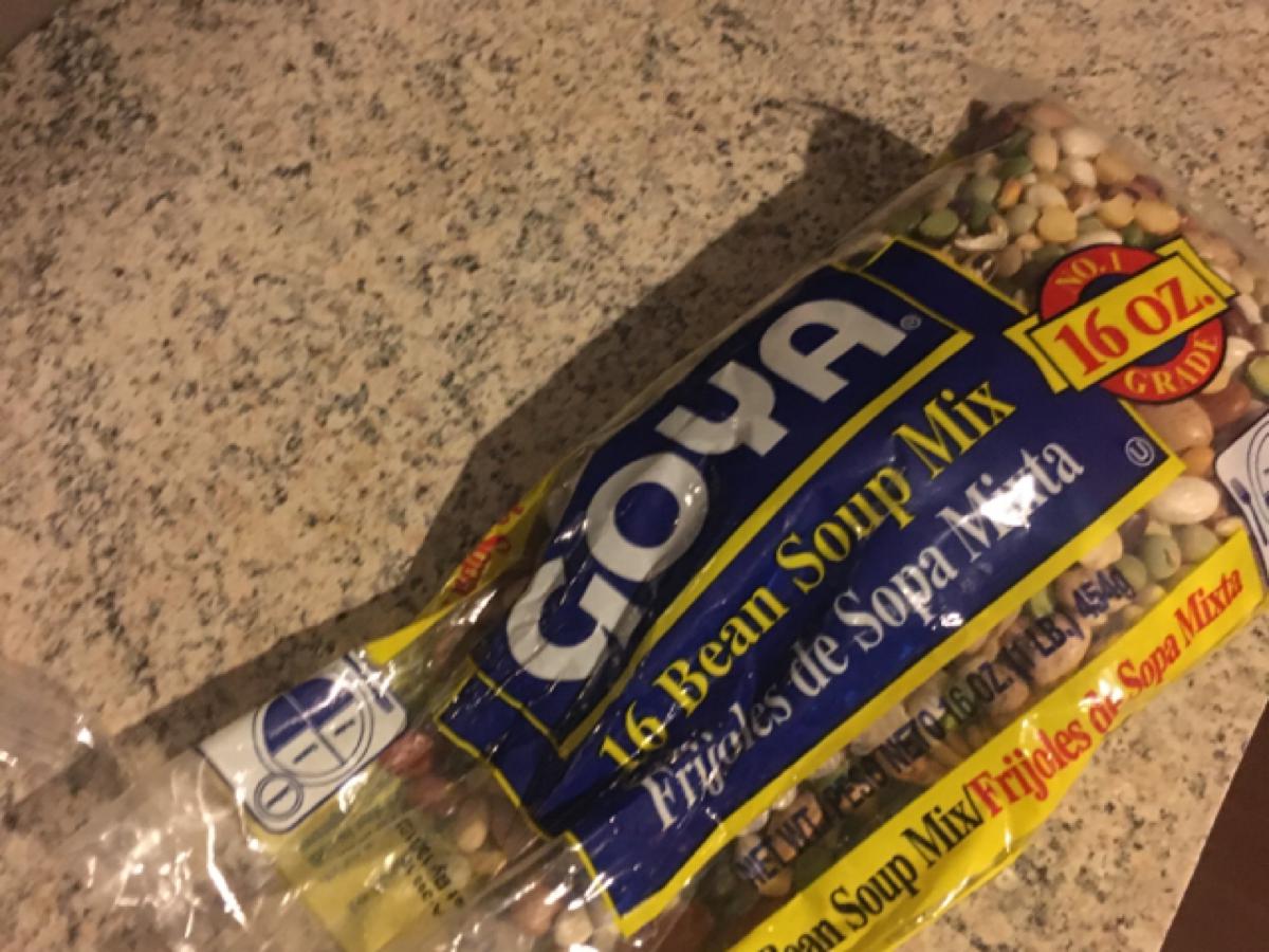Goya 16 Bean Soup Mix Nutrition Facts Eat This Much