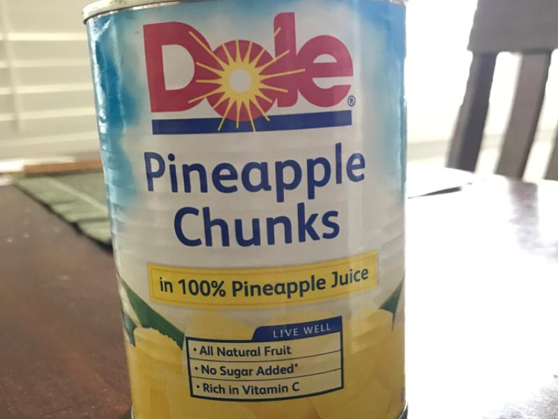 Dole Pineapple Chunks Nutrition Facts Besto Blog