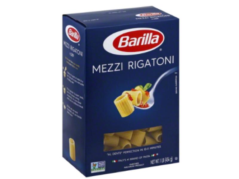 Classic Blue Box Mezzi Rigatoni Pasta Nutrition Facts Eat This Much