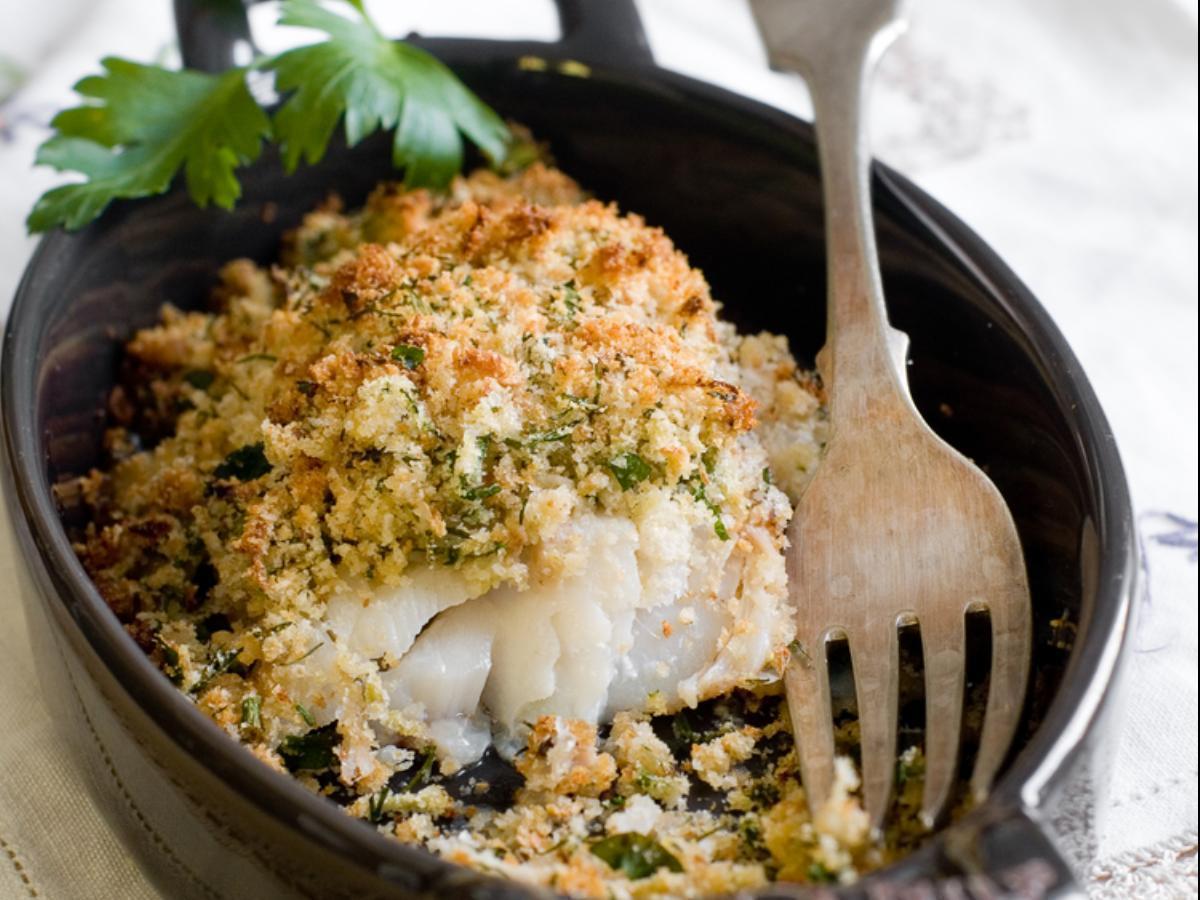 Baked Cod with Ritz Cracker Topping Recipe and Nutrition Eat This Much