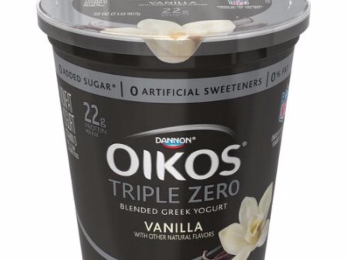 Oikos Triple Zero Nutrition Label Vanilla Bios Pics